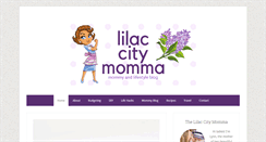 Desktop Screenshot of lilaccitymomma.com